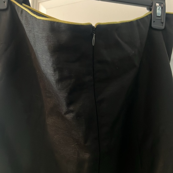 Jessica Howard black floral embroidered halter dress linen blend lined size 12 - Picture 6 of 16